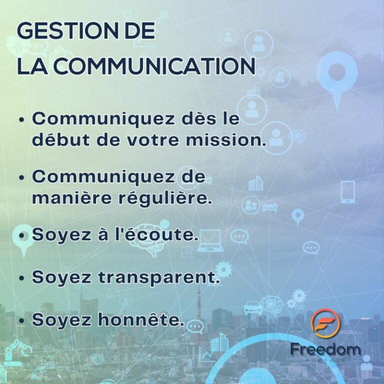 Gestion de la communication