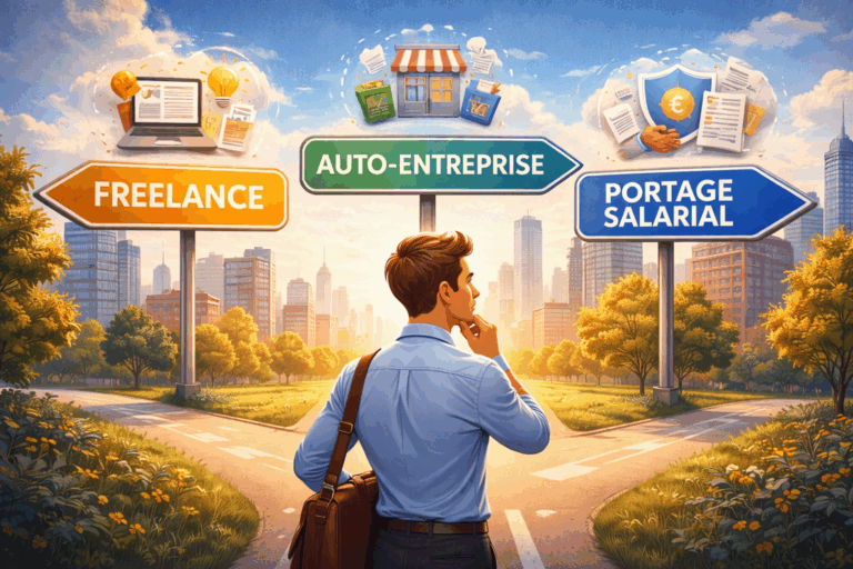 Freelance, auto-entreprise ou portage salarial : quel statut choisir en 2026 ?