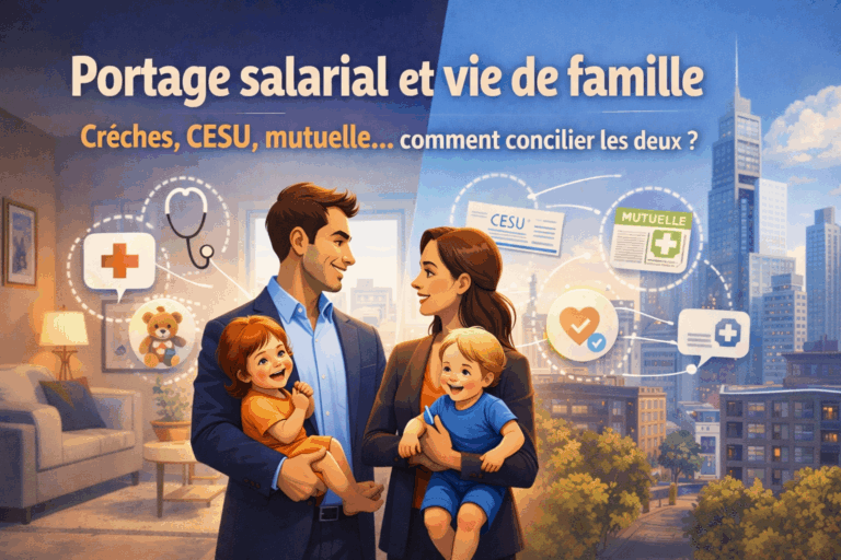 Portage salarial et vie de famille : crèches, CESU, mutuelle… comment concilier les deux ?