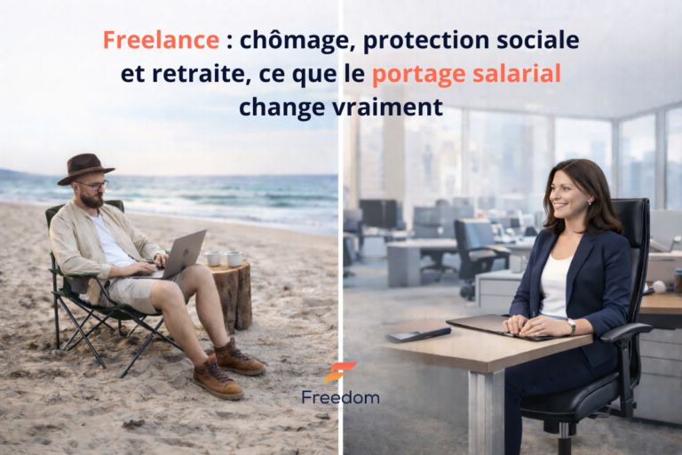 Freelance : chômage, protection sociale et retraite, ce que le portage salarial change vraiment