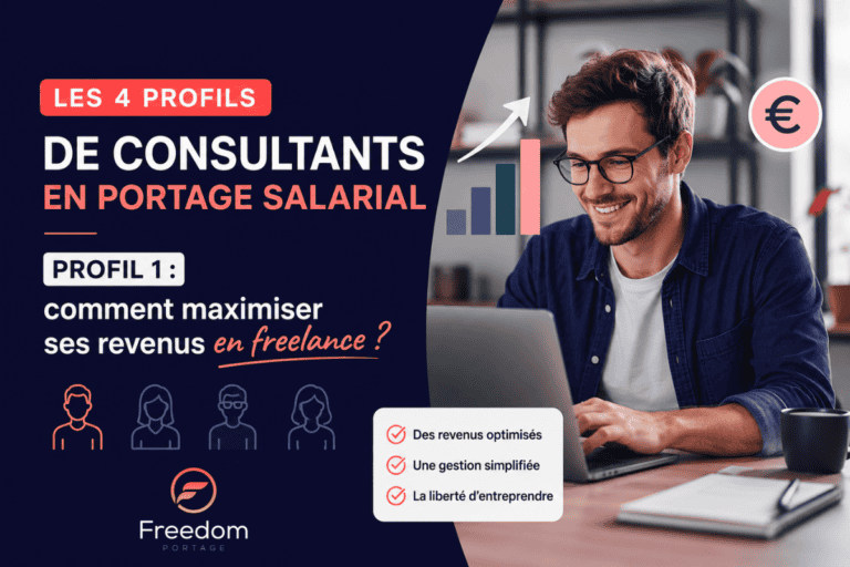 Les 4 profils types de consultants en portage salarial — Profil 1 : comment maximiser ses revenus en freelance ?