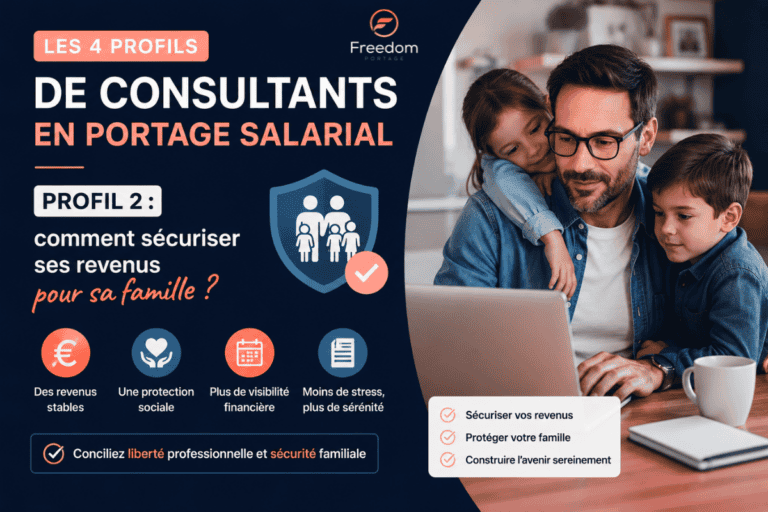 Les 4 profils types de consultants en portage salarial — Profil 2 : comment sécuriser ses revenus pour sa famille ?